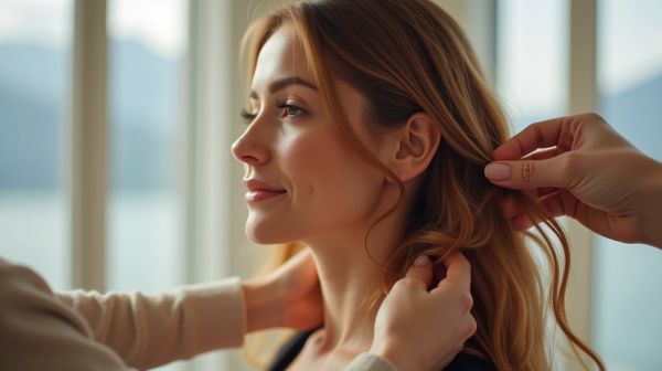 Des extensions de cheveux à annecy : l’art de la bande adhésive